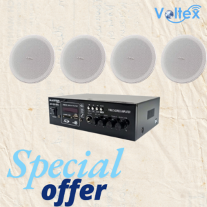 amplifier 30w + 4 speakers frameless