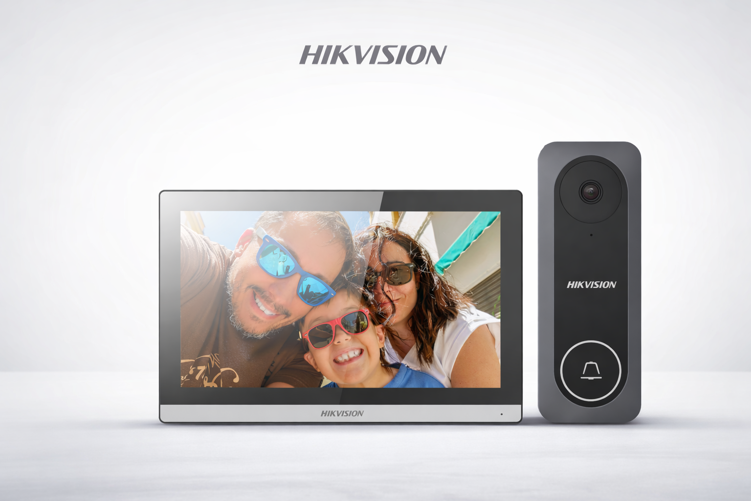 hikvision ds kis312 p/b hybrid hd video intercom kit
