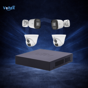 سيستم كاميرات مراقبة متكامل – 2 داخلي + 2 خارجي (hd)