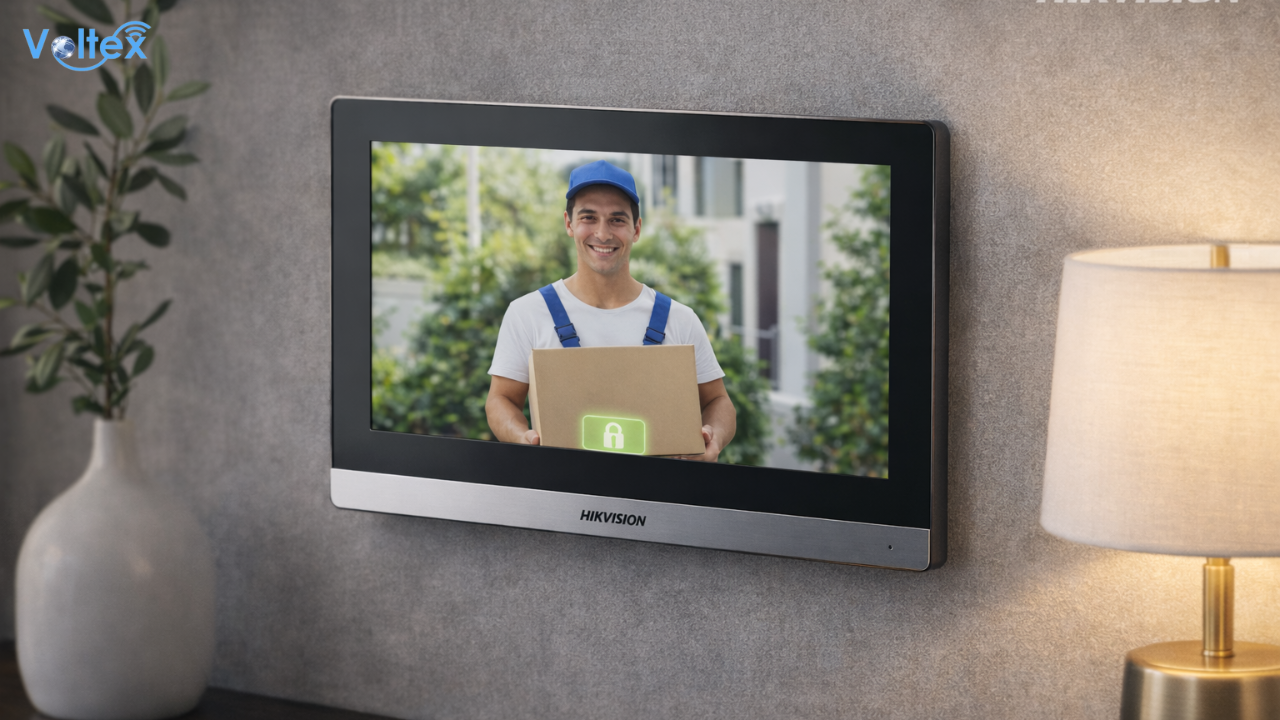 hikvision ds kis312 p/b hybrid hd video intercom kit